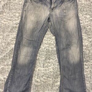 Helix Light Blue Straight Leg Jeans